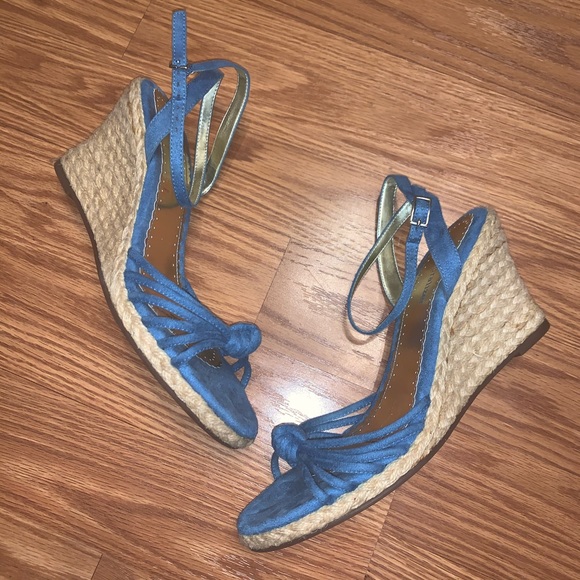 Naturalizer Shoes - Naturalizer Blue Wedges